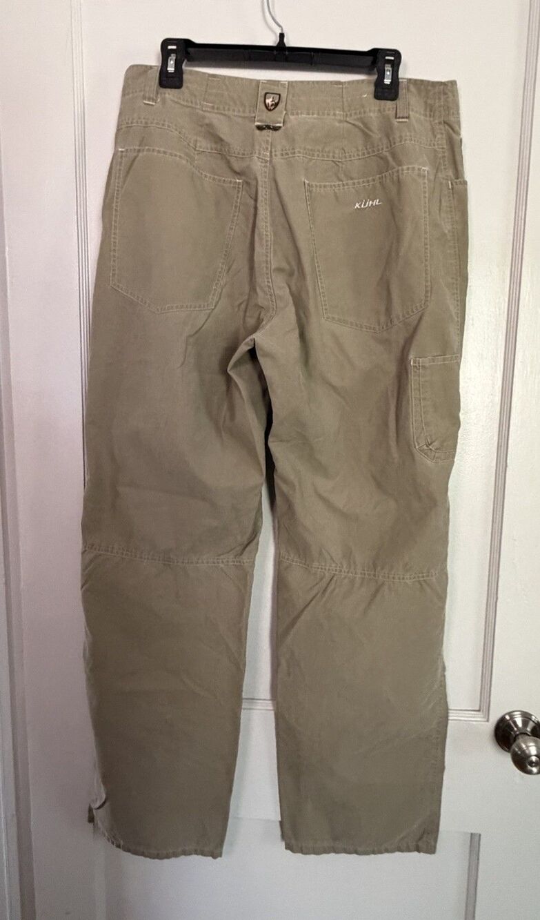 KUHL KuhlDry Evaporative Comfort Hiking Pants Mens 36x32 Khaki Outdoor Trail